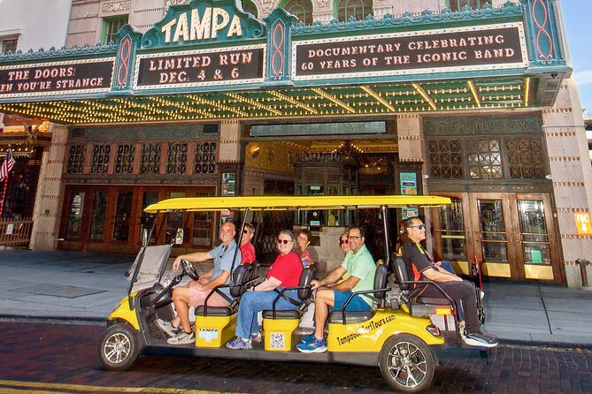 Guided Tampa Sightseeing Tour in a Deluxe Street Legal Golf Cart - Hyde Park and Bayshore Boulevard