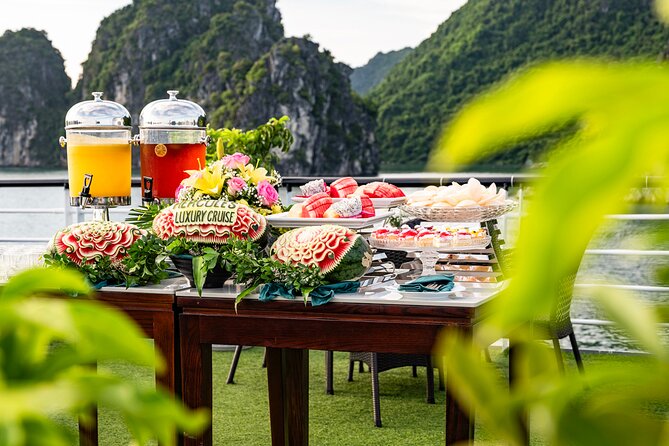 Halong bay 5star Cruise Day Trip: Buffet lunch & Limousine bus - Hanoi to Ha Long Bay by limousine