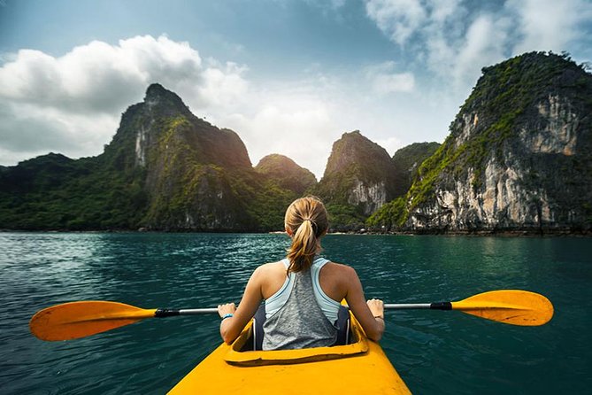 Halong Bay Full Day with Kayaking, Hiking viewpoint, Cave - Deluxe To Luxury - Hanoi pickup and the road to Tuan Chau Island