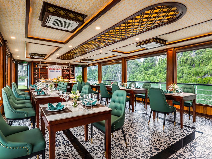 Halong Bay Luxury Cruise with Kayaking & Lunch Buffet - Luon Cave puts you close to the water