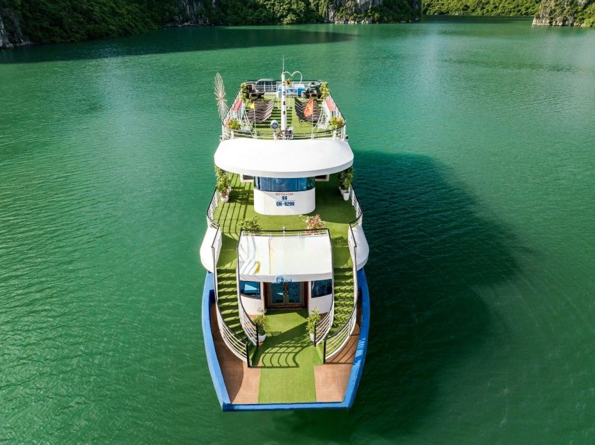 Halong Bay Luxury Cruise with Kayaking & Lunch Buffet - Sunset snacks and the ride home
