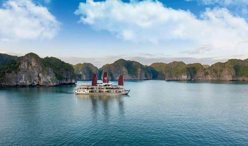Hanoi: 2D1N Ha Long Bay, Lan Ha Bay by Amanda Luxury Cruise - A French-style ship with practical comforts