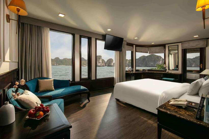 Hanoi: 2D1N Ha Long Bay, Lan Ha Bay by Amanda Luxury Cruise - Sailing past Finger Islet and Candle Islet