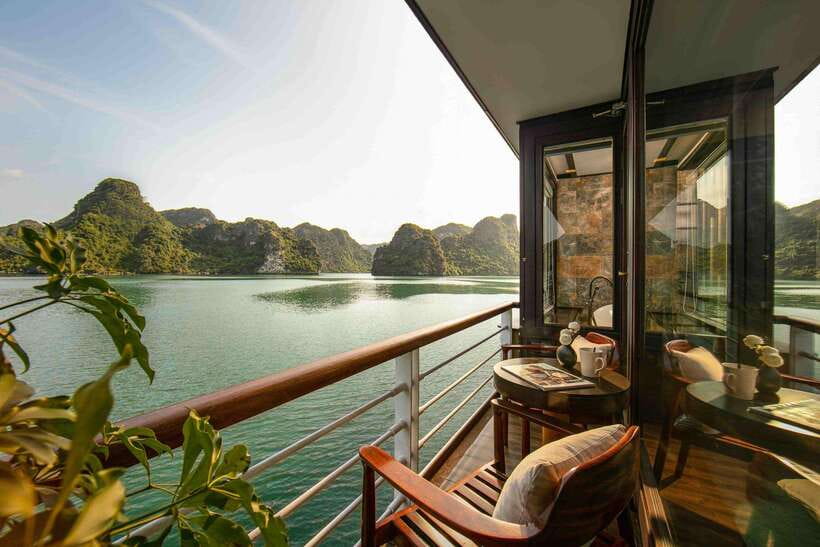 Hanoi: 2D1N Ha Long Bay, Lan Ha Bay by Amanda Luxury Cruise - Dinner on deck and evening activities