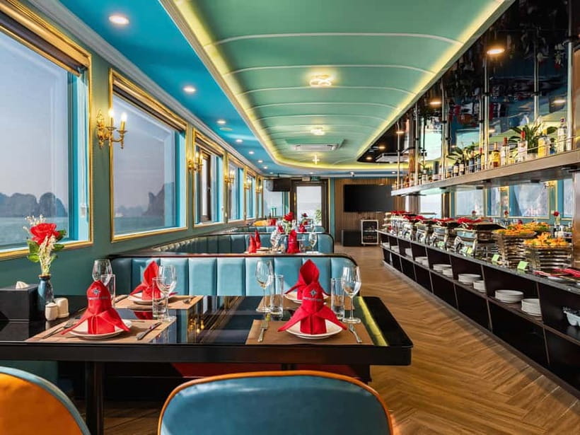 Hanoi: Ha Long Bay Full Day Trip - Amethyst Luxury Cruise - Exploring the chambers of Sung Sot Cave