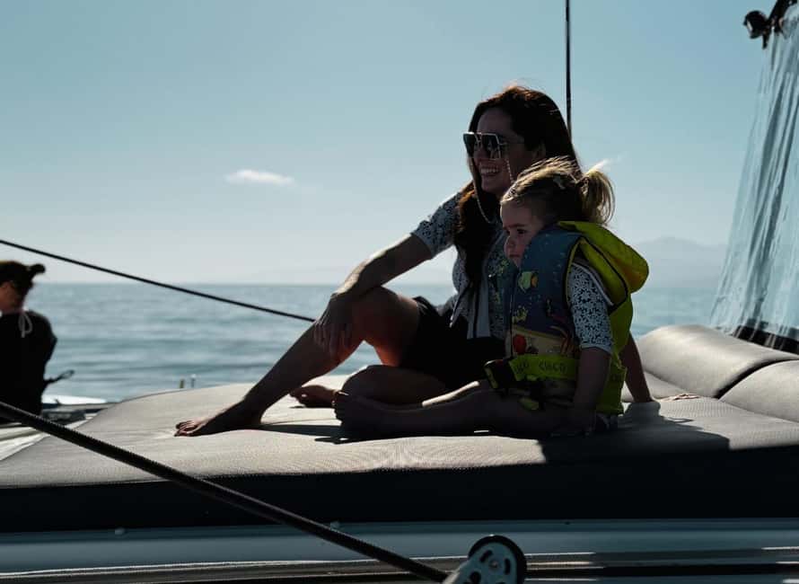 Heraklion Luxury Sailing Catamaran Dia Island | Gourmet Menu - Returning to Heraklion in the late light