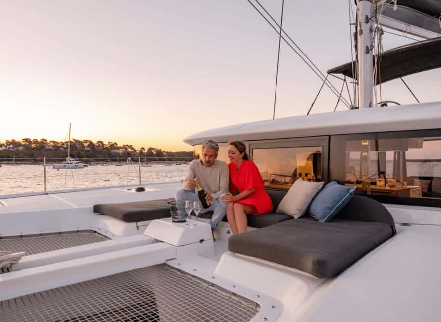 Heraklion Luxury Sailing Catamaran Dia Island | Gourmet Menu - Dia Island, myth, and a calm swimming bay