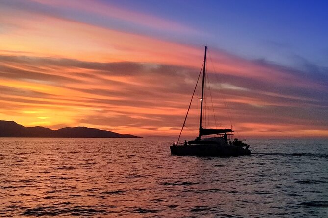 Hersonissos: Luxury Sunset Catamaran Cruise Sushi & Open Bar - At a glance