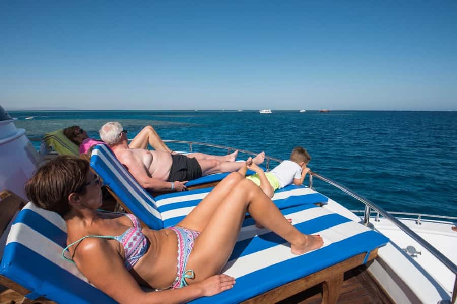 Hurghada: Luxury Orange Bay Cruise with Lunch and Pickup - Orange Bay gives the day its color