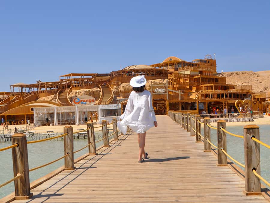 Hurghada: Premium Orange Island Cruise with Lunch & Transfer - Two reef stops make this more than a beach transfer
