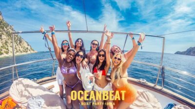 Ibiza: Ocean Club Boat Party with Premium Drinks, Food, & DJ