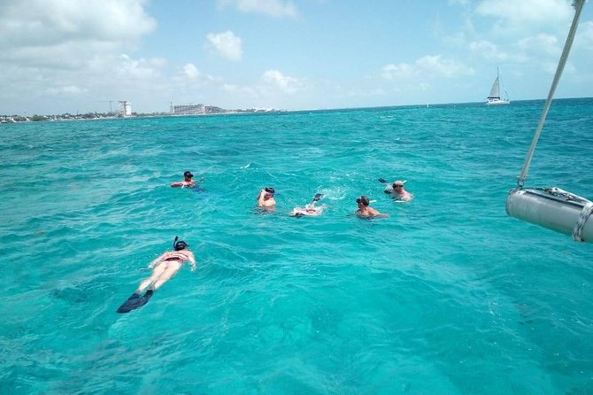 Isla Mujeres Premium Catamaran Tour with transportation from Playa del Carmen - What the premium catamaran day includes