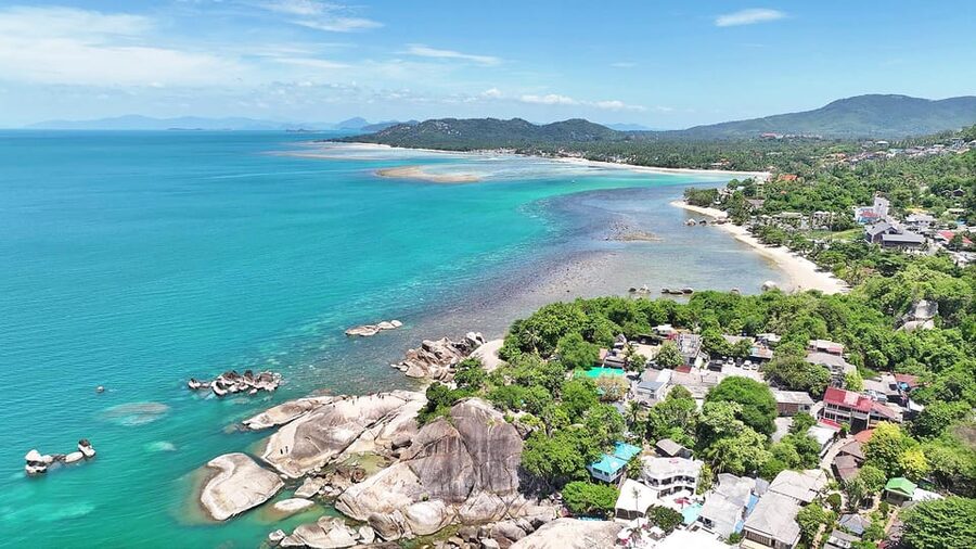 ISLAND TOUR VIP AROUND KOH SAMUI FULL DAY RARE SIGHTSEEING - Thai lunch with a Gulf view