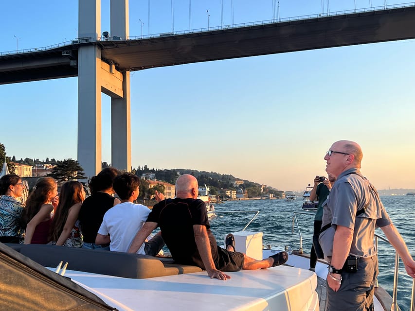 Istanbul: Bosphorus Sunset Cruise on a Luxury Yacht - Golden Horn, Galata Bridge, and Galataport
