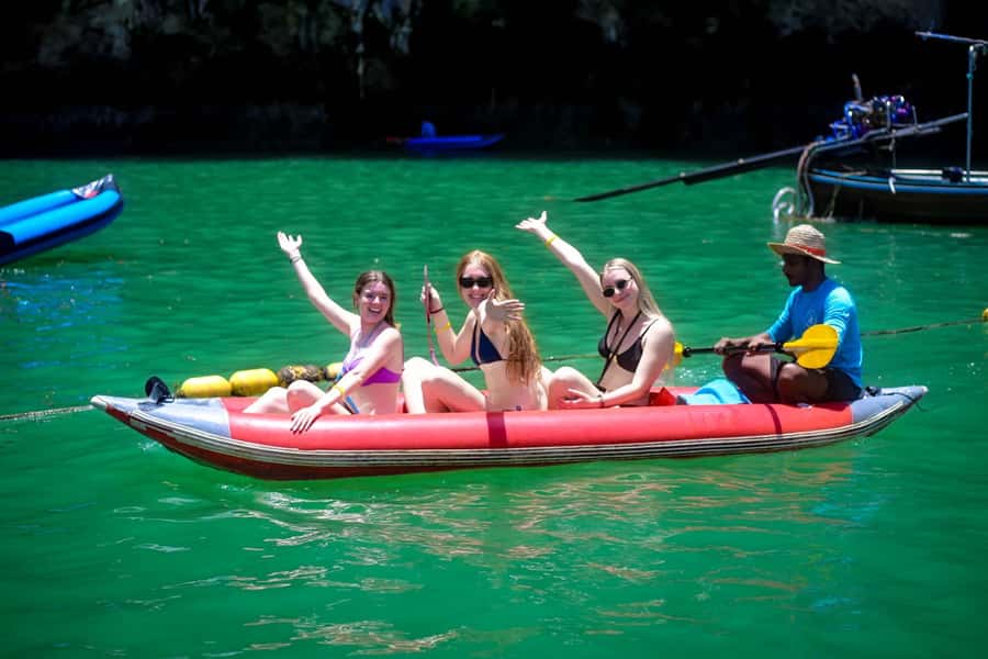 Jame bonds canoe 7 point 6 Island Premium trip - Panak Island and the cave scenery