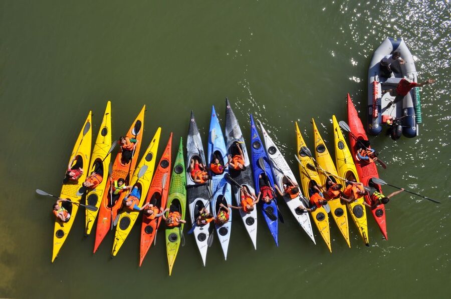 KayakTour or Rental+Premium Gear+QuickIntroCourse+Help - Starting near central Seville