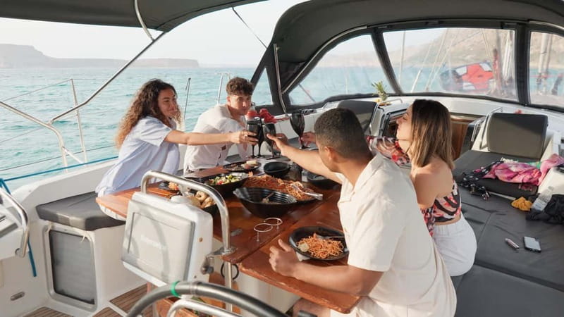 Kissamos: Balos & Gramvousa Luxury Catamaran Cruise - Lunch on board, with Cretan flavors and unlimited drinks