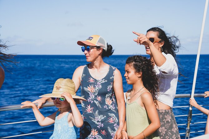 Kona Deluxe Catamaran Whale Watch - Drinks, shaded seating, and the relaxed onboard mood