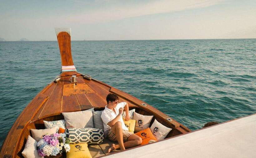Krabi: Koh Hong Small Group Tour by Luxury Longtail Boat - From your hotel to the pier