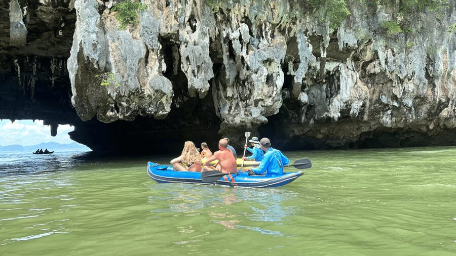 Krabi: Premium James Bond Island Speedboat & Canoe Trip - Lunch and village time at Koh Panyee