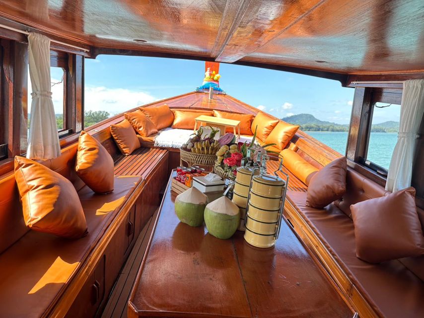 Krabi: Private Luxury Long-Tail Boat Tour to Hong Island - Swimming and snorkeling at Lao Lading