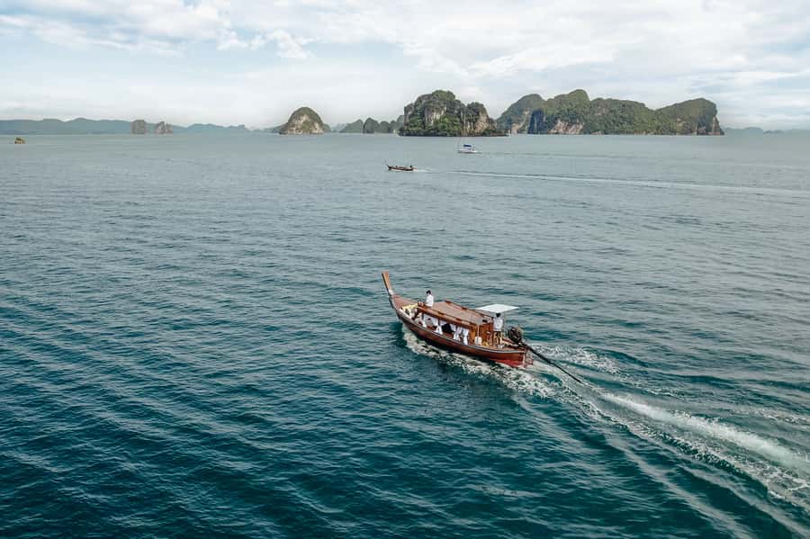 Krabi: Private Luxury Longtail Boat Island Hopping Tour - Combine Hong Island and the 4 Islands on a full day