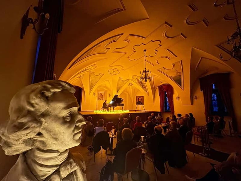 Krakow: Piano Trio Chopin & Friends Concert VIP with Wine - Key points to know before booking