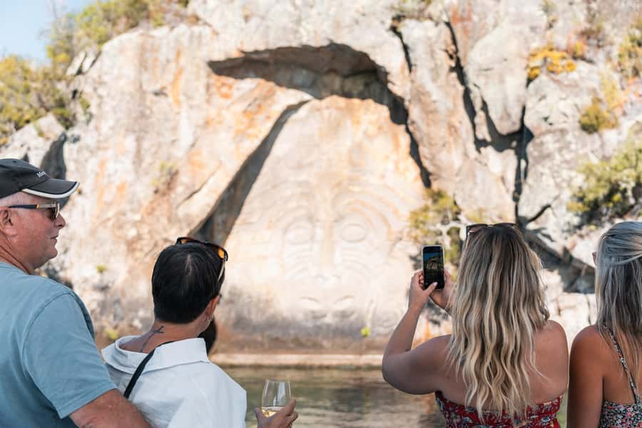 Lake Taupo: Luxury Sailing Catamaran to Māori Rock Carvings - What makes this cruise worth your time