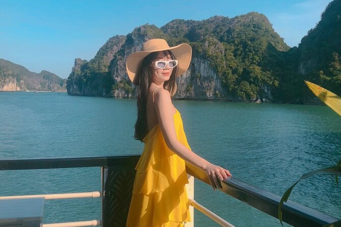 Lan Ha Bay Day Tour from Cat Ba Island - Serenity Premium Cruises - Cruising into Lan Ha Bay’s limestone country