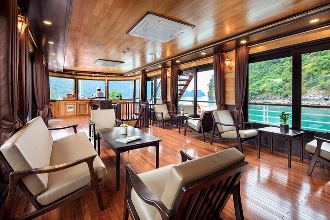 Lan Ha Bay Day Tour from Cat Ba Island - Serenity Premium Cruises - The return route and sunset party