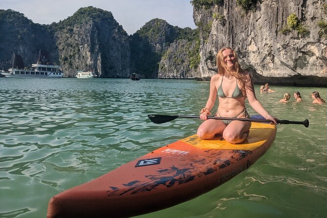 Lan Ha Bay day tour from Cat Ba Town - Serenity Premium Cruise - The return route and sunset party