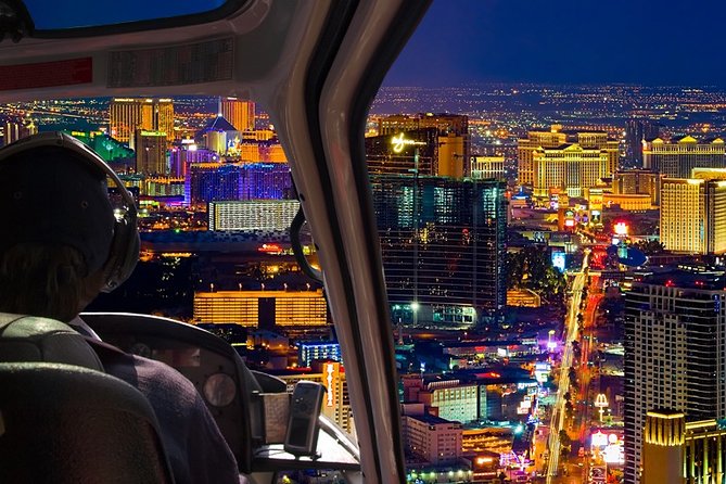 Las Vegas Helicopter Night Strip Flight Tour with Optional Dinner - Why Las Vegas looks best from a helicopter at night