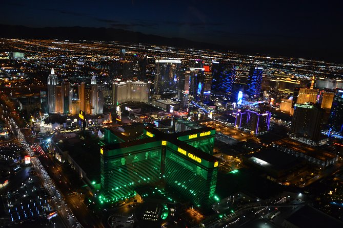 Las Vegas Helicopter Night Strip Flight Tour with Optional Dinner - The dinner options at 6pm