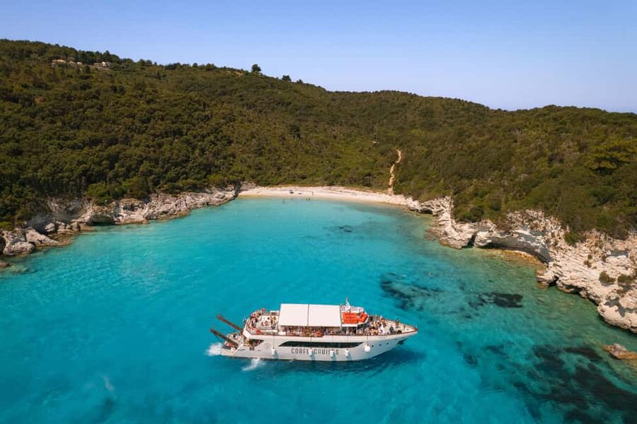 Lefkimmi: Paxos, Antipaxos, and Blue Caves Luxury Cruise - Key points at a glance