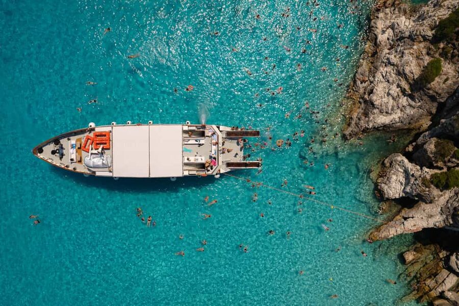 Lefkimmi: Paxos, Antipaxos, and Blue Caves Luxury Cruise - On board the deluxe vessel