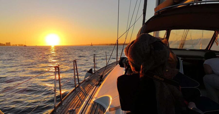 Lisbon: 2-Hour Sunset Sailing Tour on Luxury Sailing Yacht - Boarding near the Discoveries Monument in Belém