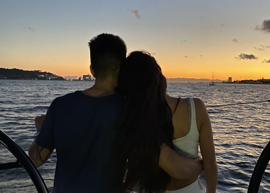 Lisbon: Private Tagus River Sunset Cruise on a Luxury Boat - Going under the 25 de Abril Bridge