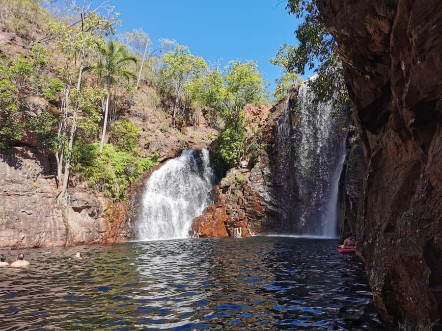 Litchfield & Berry Springs, Premium tour, 10 guests & lunch - Wangi Falls: more time for walking and swimming