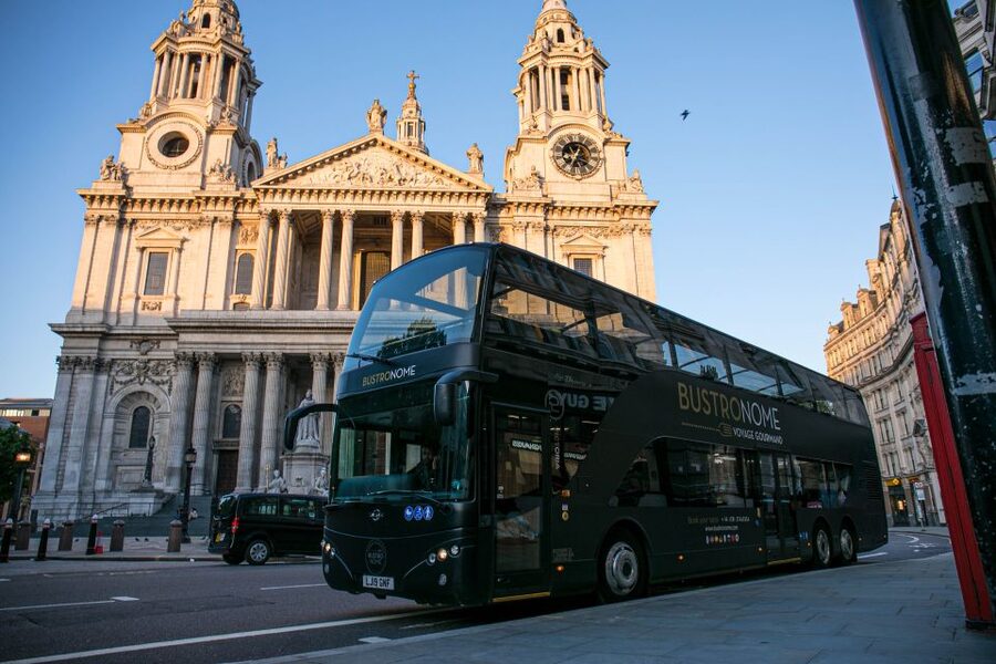 London: 4 Course Lunch Tour by Luxury Coach Bustronome - The glass roof is wonderful, until the sun comes out