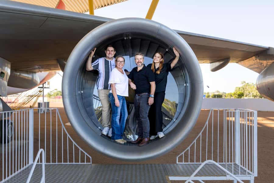 Longreach: Qantas Founders Museum First Class Experience - Starting in the main museum hall