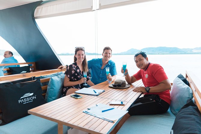 Luxury Boat to James Bond Islands with Lunch and Sunset Dinner - Swimming, paddleboards, and the water slide