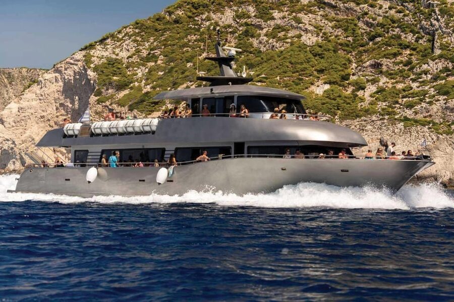 Luxury Boat Trip to Symi Island with Swimming at St. George - The cruise from Rhodes to Symi