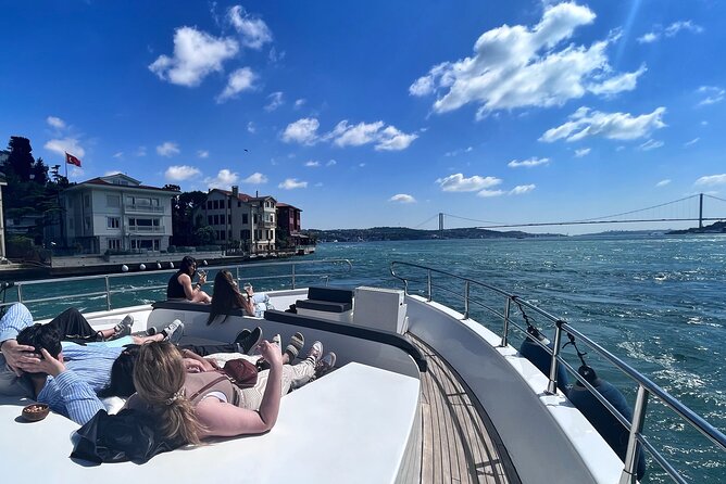 Luxury Bosphorus Yacht Tour – Asian Side Stop & Exploration - Dolmabahce Palace and the European shore