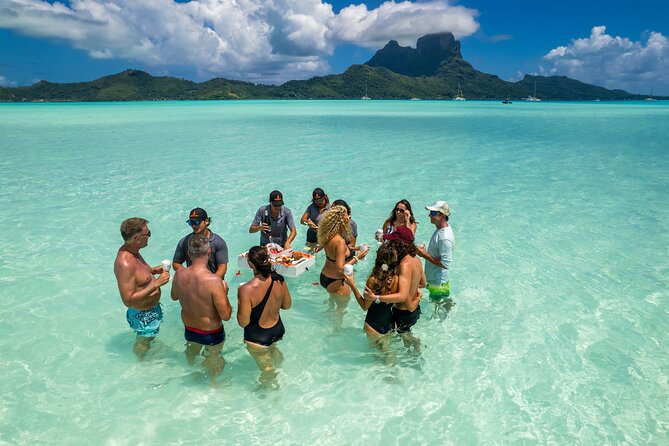 LUXURY Catamaran Bora Bora : Sailing, Snorkeling & Floating Bar - Snorkeling at the coral garden