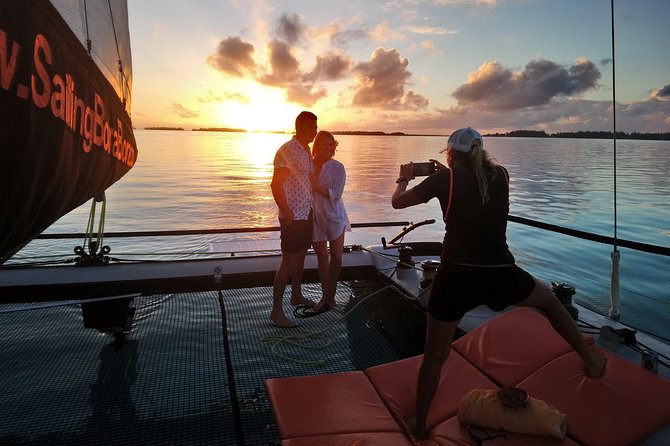 LUXURY Catamaran Bora Bora : The Sunset Escape - Setting Sail from Your Hotel Dock