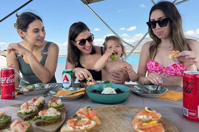 Luxury Catamaran Morning Semi-Private & Greek Gastronomy Athens - Snorkeling, SUP, and time to do very little