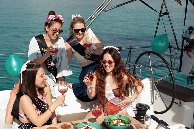 Luxury Catamaran Sunset Semi-Private & Greek Gastronomy in Athens - Ydrousa, the first stop around 4:15 pm