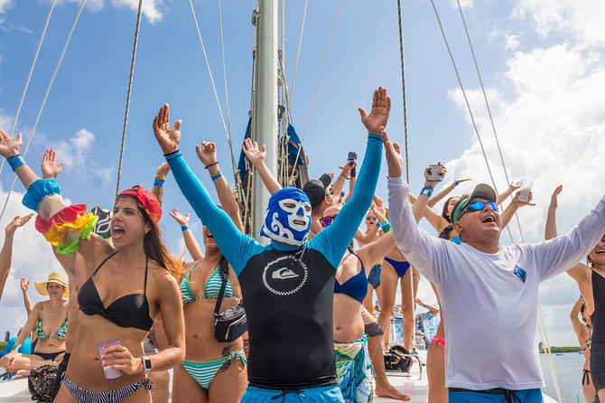 Luxury Catamaran tour to Isla Mujeres with transportation from Playa del Carmen - Setting out on the 45-foot catamaran