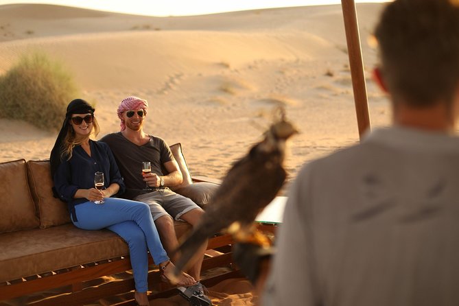 Luxury Desert Safari with Michelin-Curated Fine Dining Experience - A short camel ride into the evening