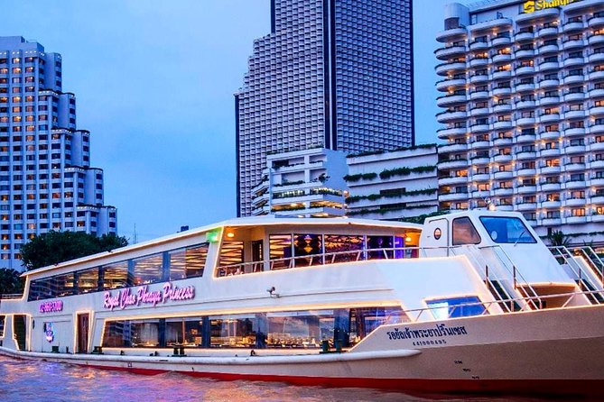 Luxury Dinner on Chao Phraya Princess River Cruise with Pickup (SHA Plus) - What happens from the 5:30 pm start